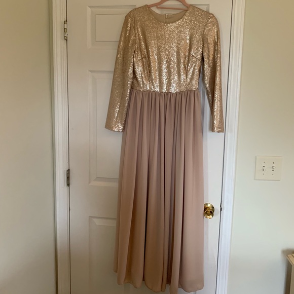 Champagne maxi dress - Picture 2 of 4